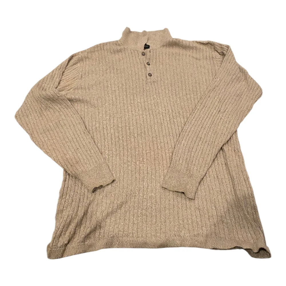 Claiborne Men's Tan Knit Lightweight Sweater Sz L
